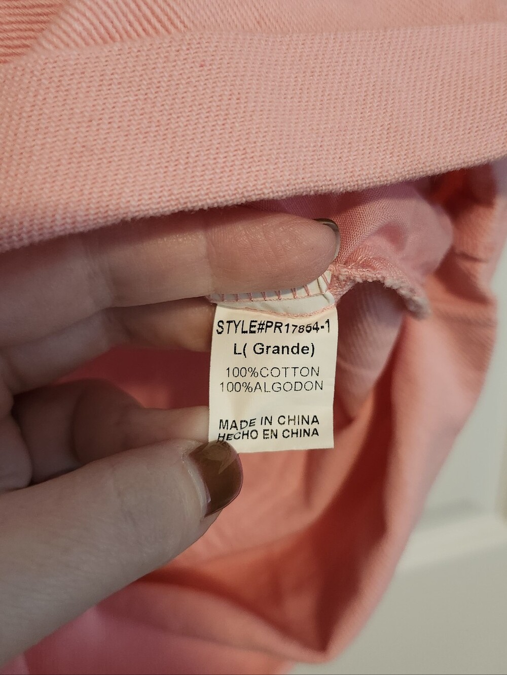 Papermoon Coral Pink Cotton Top - Picture 4 of 4